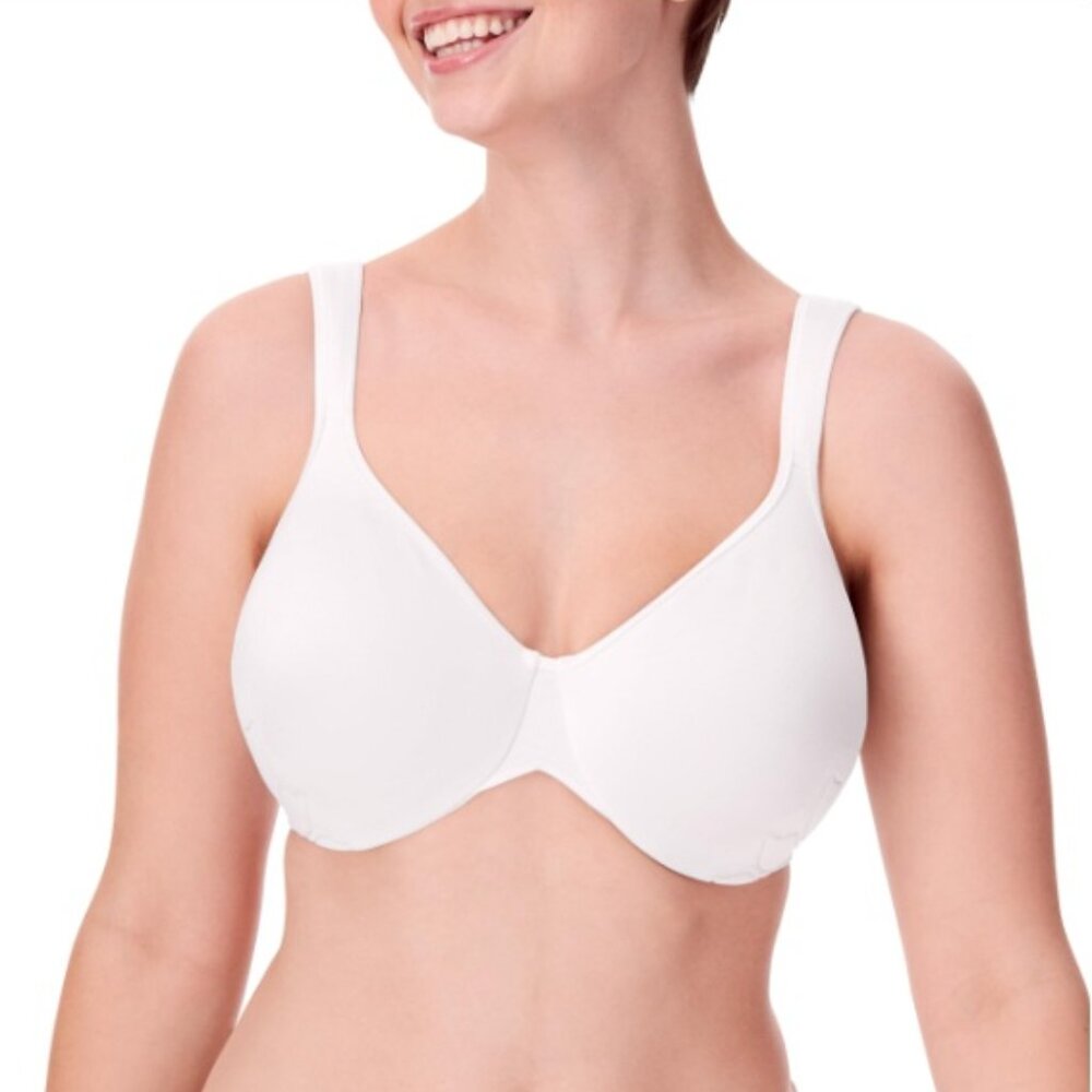 Bali Women's Live It Up Seamless Underwire Bra, White,34 D Us